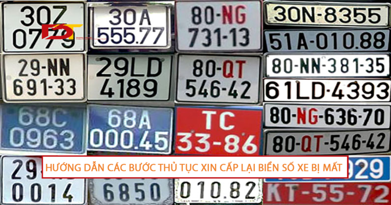 Cấp Lại Bảng Số Xe